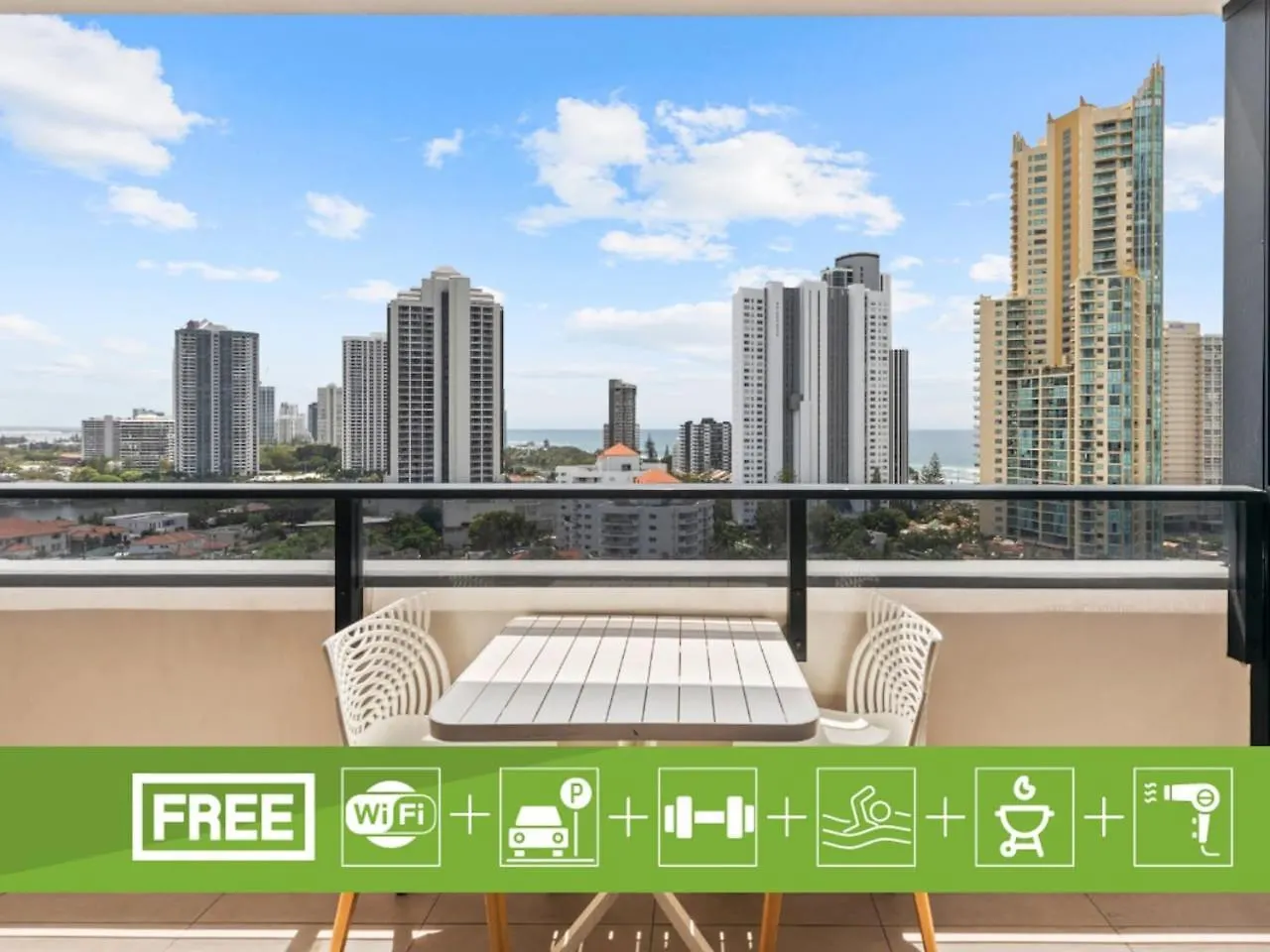 Family Friendly 2 Bedroom Apt With Ocean Views Голд-Кост Апартаменты